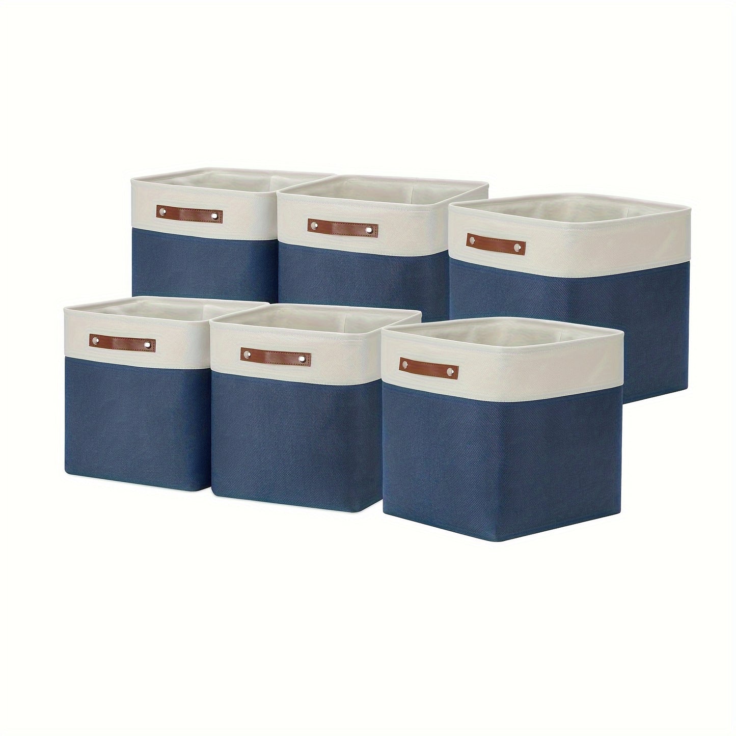 1pc Open Storage Bins Fabric Storage Cubes, 11 Inch Cube Stroage Bins Closet Organizers, Aesthetic Room Decor, Home Decor, Kitchen Accessories, Bathroom Decor, Bedroom Decor