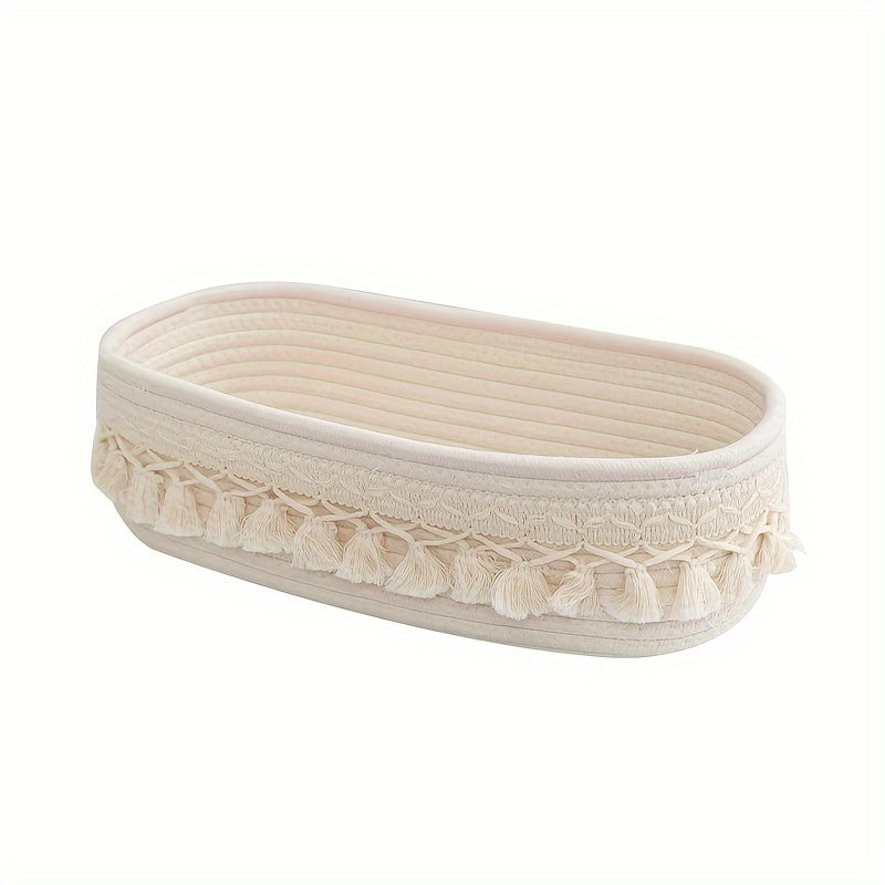 Bohemian Woven Rope Storage Basket | 13\