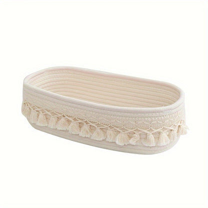 Bohemian Woven Rope Storage Basket | 13\