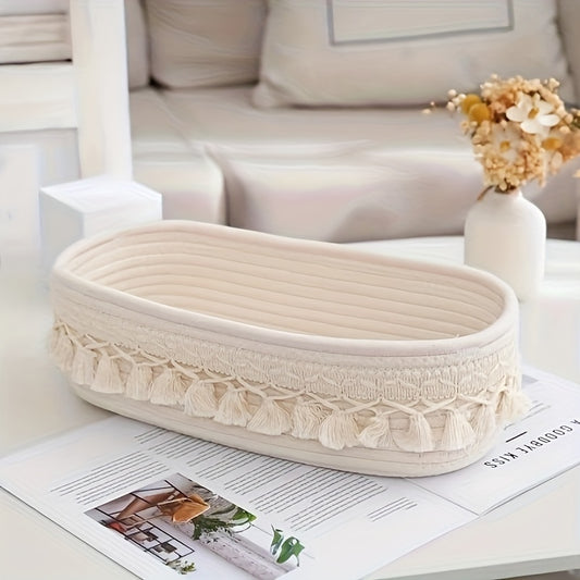Bohemian Woven Rope Storage Basket | 13\