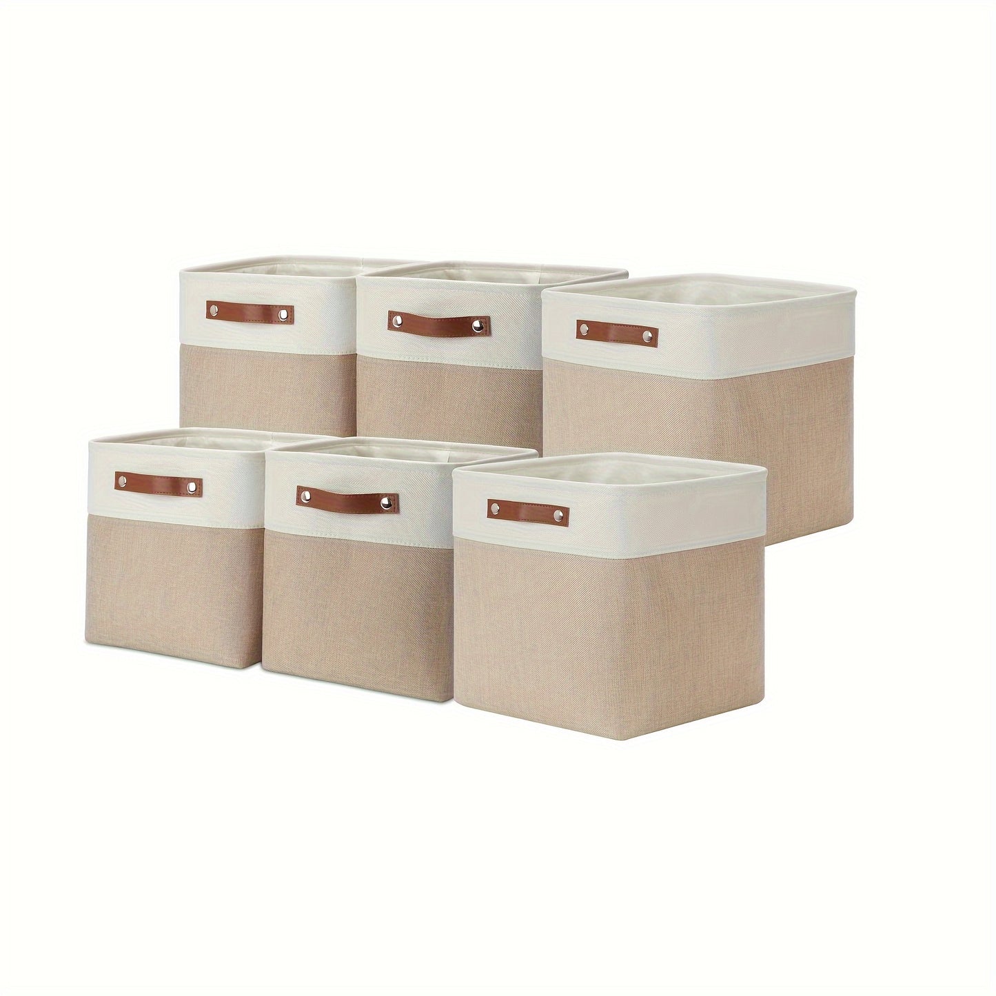 1pc Open Storage Bins Fabric Storage Cubes, 11 Inch Cube Stroage Bins Closet Organizers, Aesthetic Room Decor, Home Decor, Kitchen Accessories, Bathroom Decor, Bedroom Decor