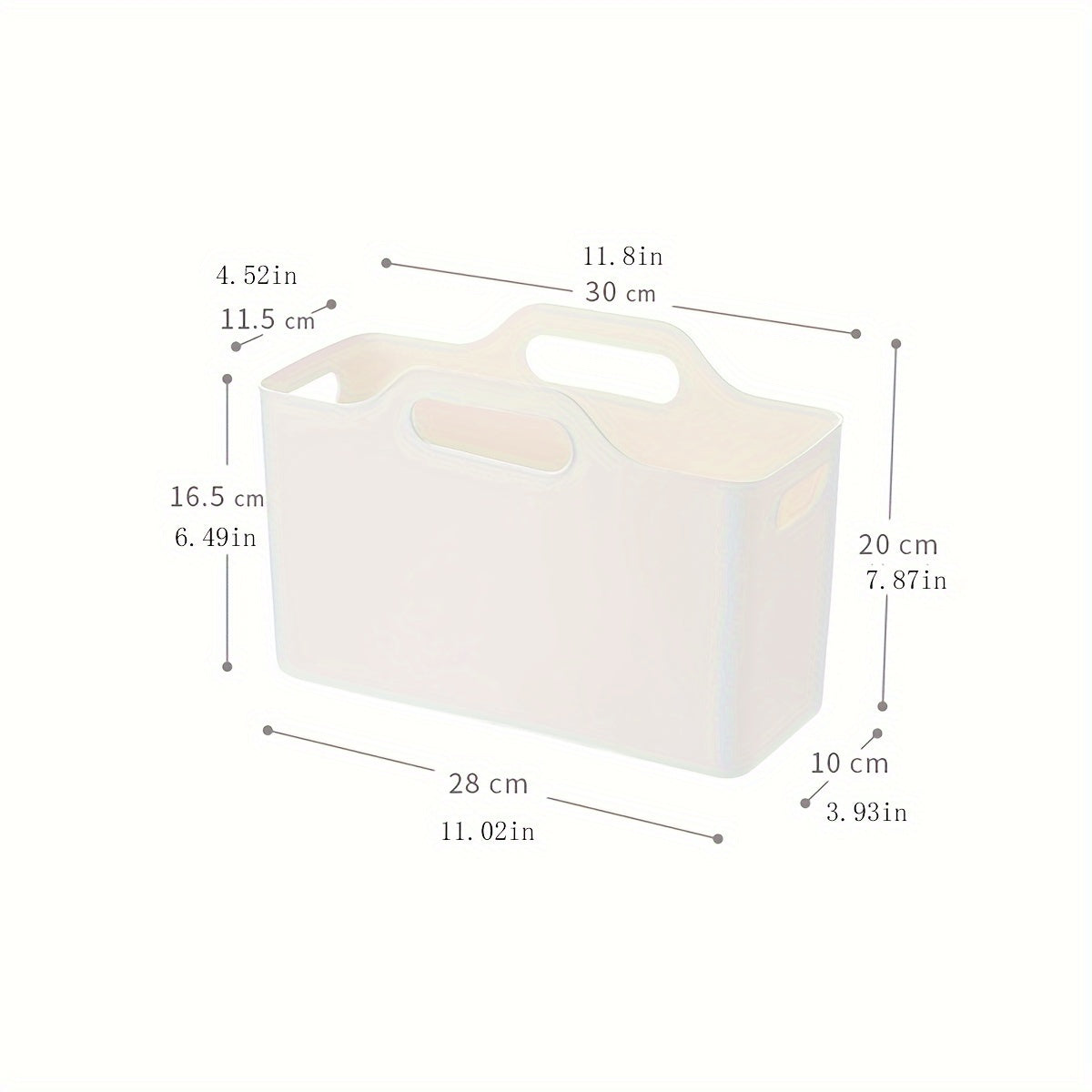 3-Pack Contemporary Plastic Shelf Baskets for Kitchen Sink Organization, Multipurpose Rectangular Soft Storage Bins, Japanese Style Cleaning Supplies & Bathroom Organizer Baskets with Open Top
