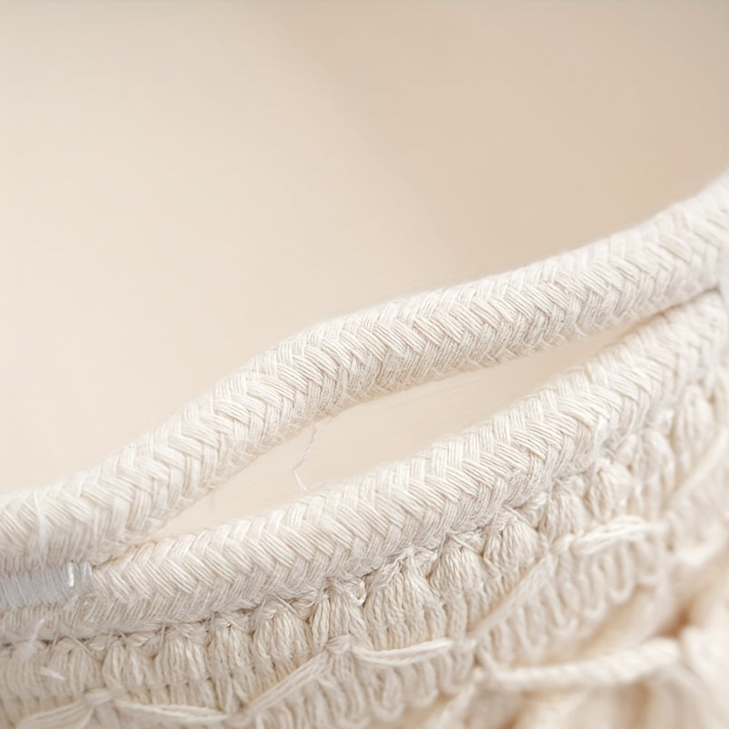 Bohemian Woven Rope Storage Basket | 13\