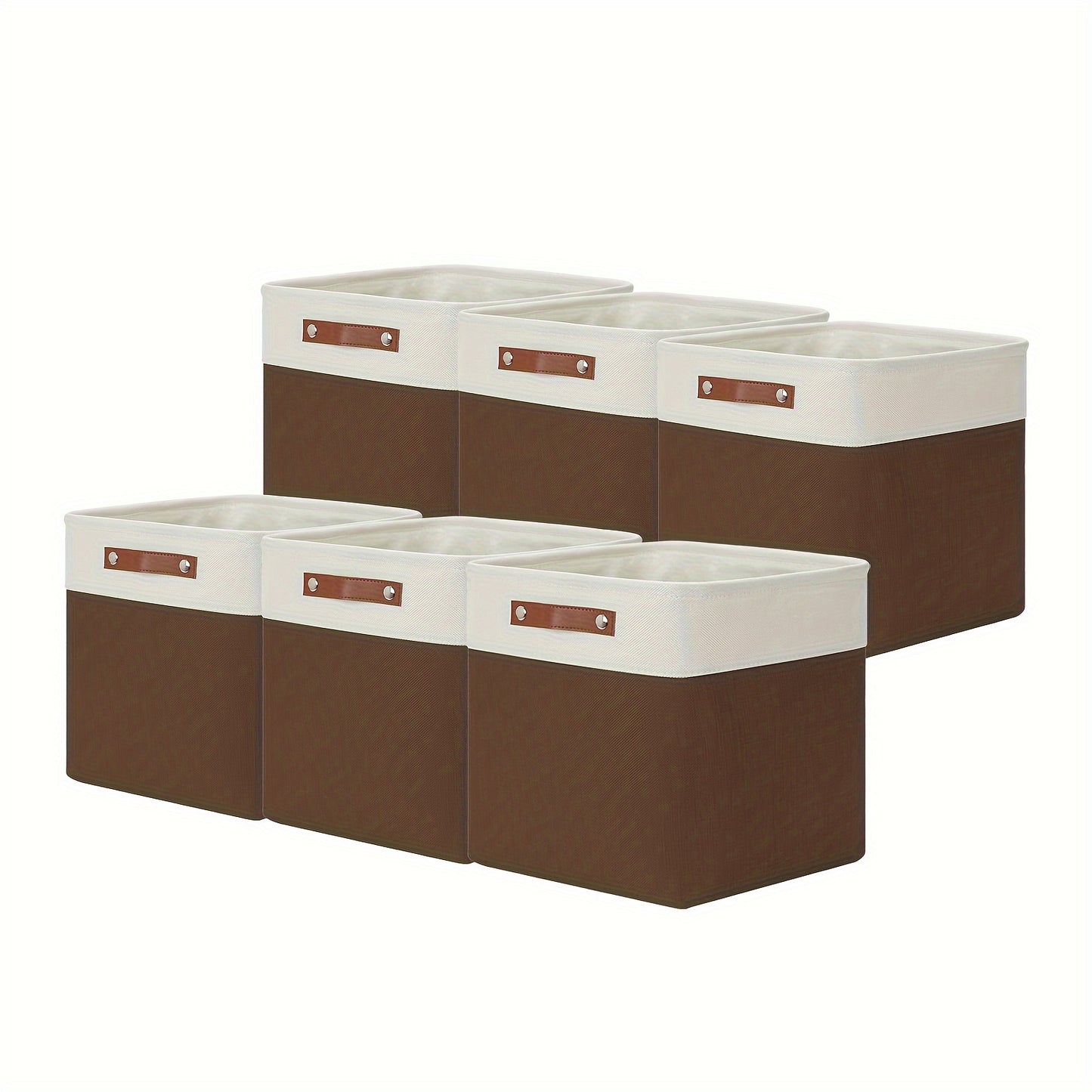 1pc Open Storage Bins Fabric Storage Cubes, 11 Inch Cube Stroage Bins Closet Organizers, Aesthetic Room Decor, Home Decor, Kitchen Accessories, Bathroom Decor, Bedroom Decor